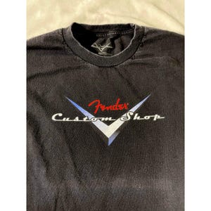 Fender Custom Shop Logo T-Shirt Black Size L bild 5