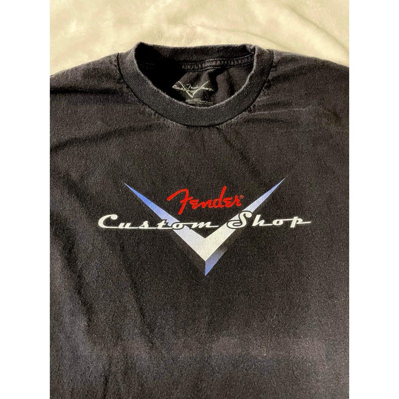 Fender Custom Shop Logo T-Shirt Black Size L bild 5