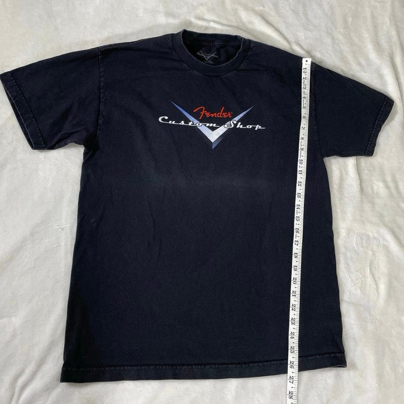 Fender Custom Shop Logo T-Shirt Black Size L bild 4