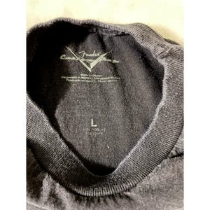 Fender Custom Shop Logo T-Shirt Black Size L bild 6