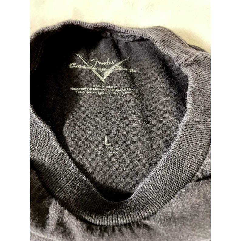 Fender Custom Shop Logo T-Shirt Black Size L bild 6
