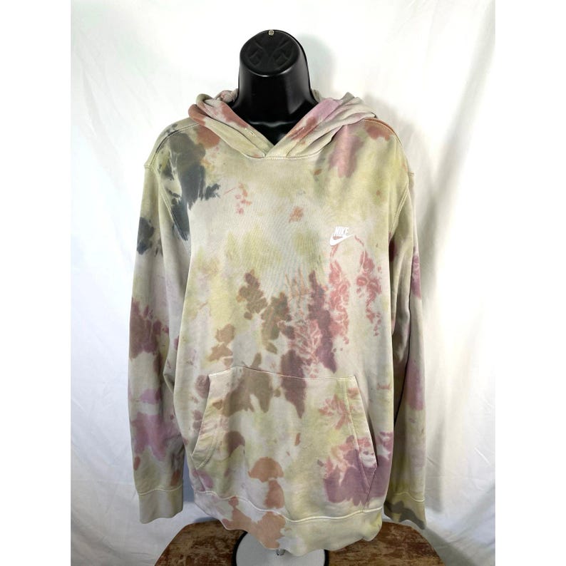 Nike Tie Dye Hoodie Medium Pullover image 1