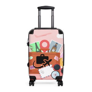 Travel-Friendly Suitcase, Stylish Luggage for Jet Setters, Personalized Travel Case for Adventures, Ideal Gift for Travelers, Vacation