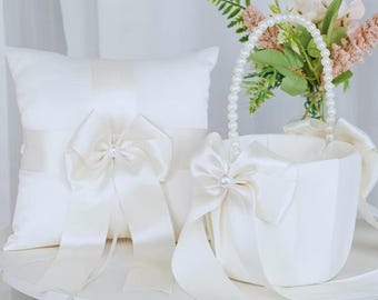 Flower Girl Basket Ring Bearer Pillow