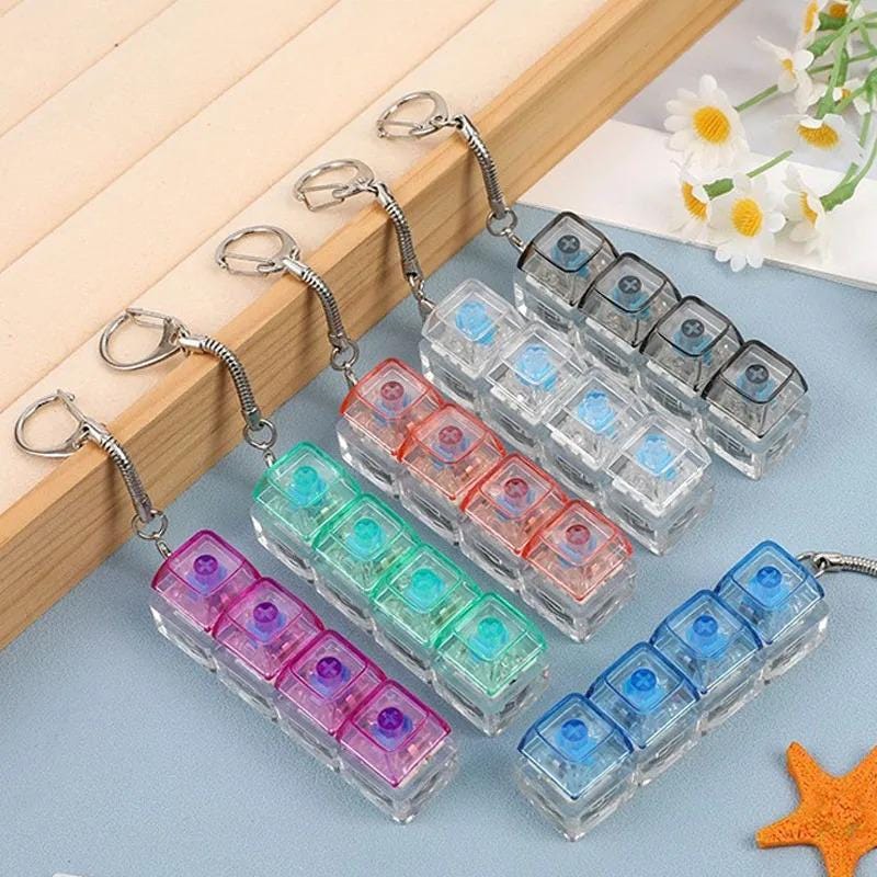 Keyboard Keychain - Etsy