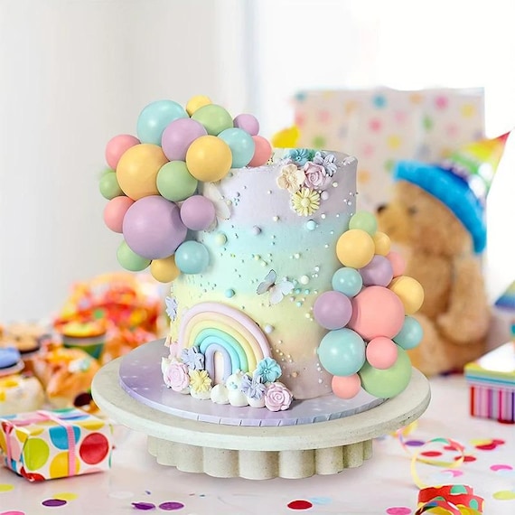 36Pcs Décorations De Gâteau Colorées, Décorations De Cupcake
