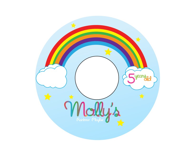 Earlier mentioned the Rainbow - Printable CD Labels photograph regarding Printable Cd Labels known as Above the Rainbow - Printable CD Labels