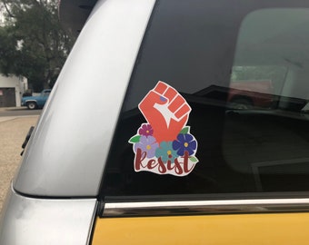 RESIST - vinyl, window decal