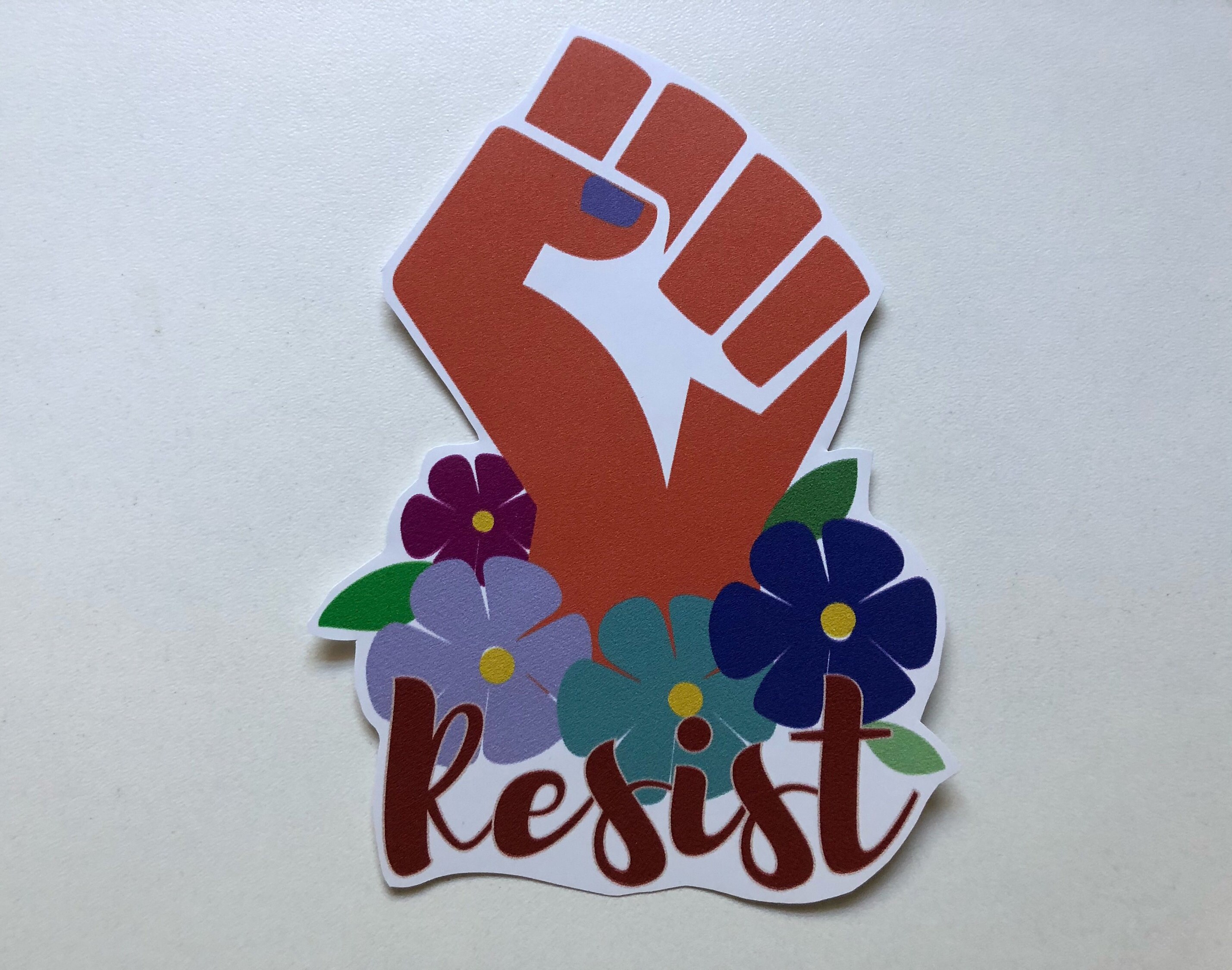 RESIST - Vinyl, Window Decal - Etsy