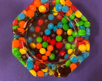 Colorful Candy Resin Ashtray | Handmade Decorative Tray