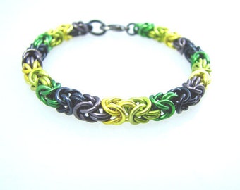 What's Love Got To Do With It - Braid Chainmaille Bracelet