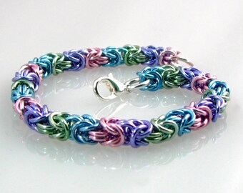 Pretty Pastel Braid Bracelet