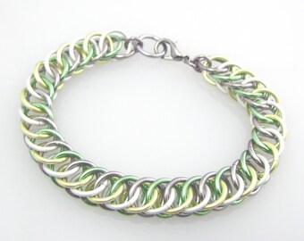 Chainmaille Pale Citrus Chris Bracelet