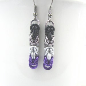 Love is Enough Braid Chainmaille Earrings