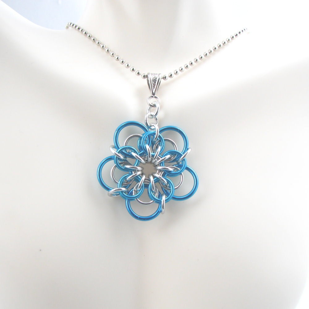 Demeter Chainmaille Pendant - Etsy