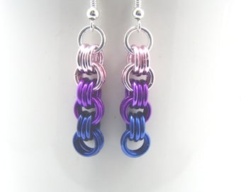 Pride not Prejudice Unity Chainmaille Earrings