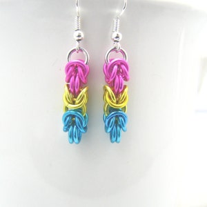All for Love Braid Chainmaille Earrings