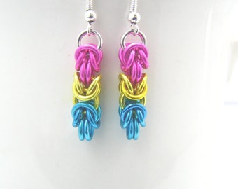 All for Love Braid Chainmaille Earrings