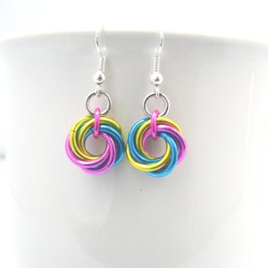 All for Love Rosette Chainmaille Earrings