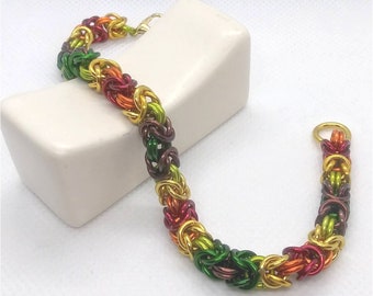 Fall in Love Chainmaille Braid Bracelet
