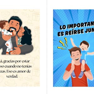 Pack of 2 Printable Father's Day Cards | Gamer Dad and Inspirational Dad | 5x7 inches | Downloadable PDF