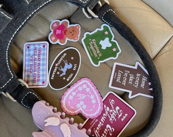 Build Your Own Sticker Pack- Fill Your Own Basket: Aesthetic Motivational Manifesting Trendy Pinterest Soft Girl Inspired, Positive Quotes