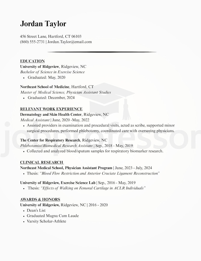 Dermatologist Resume Writing Guide & Tips | Jobseeker