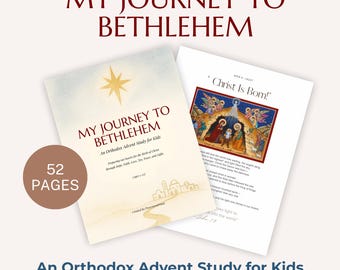 Orthodox Advent Activity Pack for Kids | Nativity Fast Curriculum (PDF)