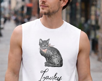 Laufey Bunny Star Muscle Tee, Cute Rabbit Celestial Sleeveless Shirt, Cozy Jazz Music Fan Gift, Whimsical Starry Night Tee