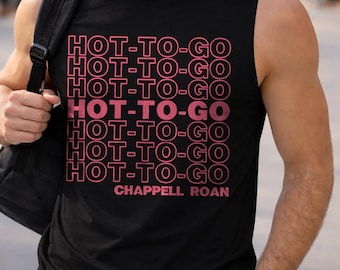 Chappell Roan Hot To Go Muscle Tee, Pink Graphic Sleeveless Shirt, Midwest Princess Fan Gift