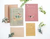 Customized printable DIY- Library book invitation set