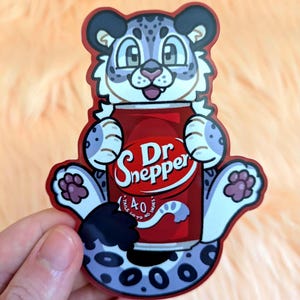Sodanimals - Furry Soft Drink Stickers Dr Snepper