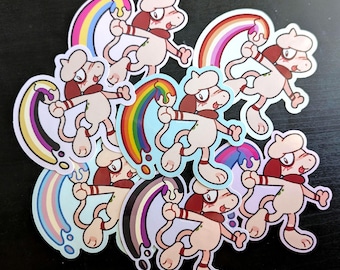Paint your Pride! LGBT Smeargle Stickers