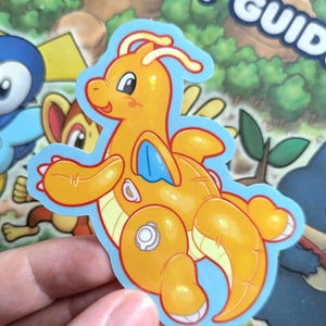 Sticker Pooltoy Pokemon Dragonite