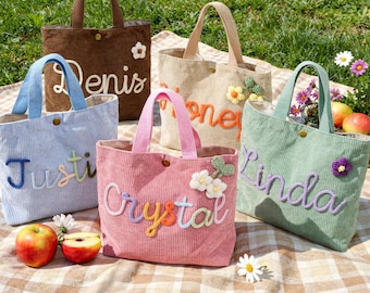 Bolso de mano personalizado con nombre, regalo infantil personalizado, bolso de mano personalizado con nombre, regalos para baby shower, bolsos con nombre para niños, regalos para niños