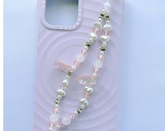 Mermaid Tail Phone Charm: Beaded Y2K Kawaii Ocean Accessory