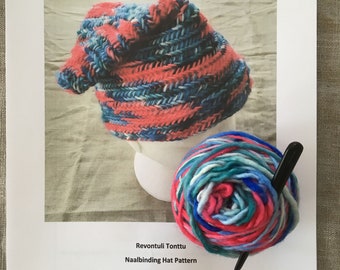 Paivatar Naalbinding Gnome Hat Pattern Tonttu PDF instant download nalbinding nalbindning nalebinding