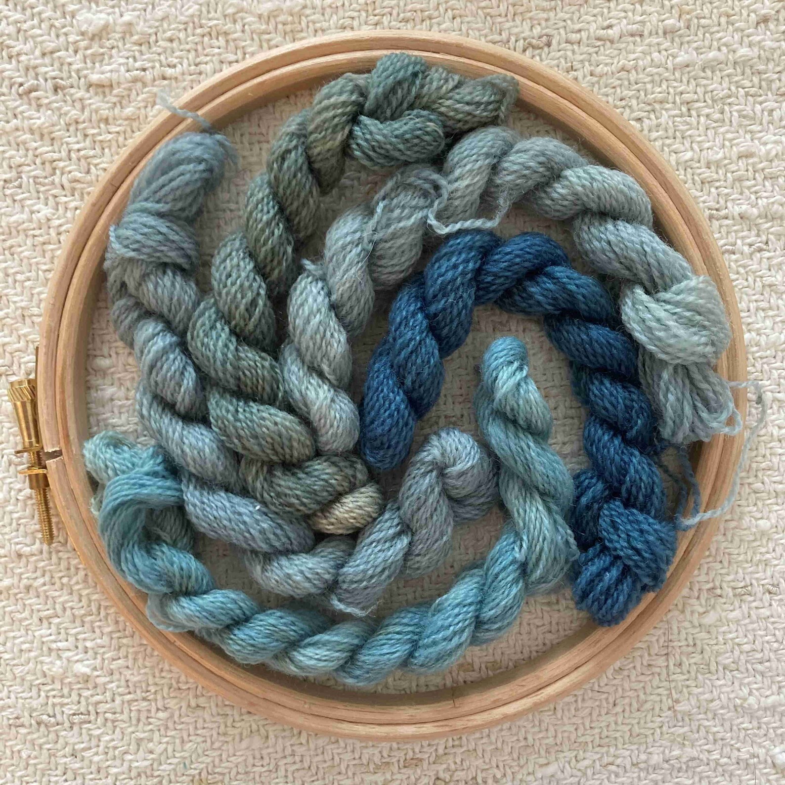 CREWEL Wool Embroidery Yarn Naturally Plant Dyed 5 x 20 meters Etsy