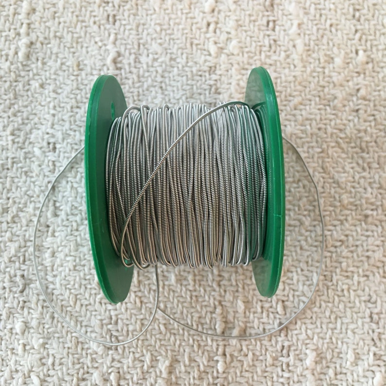 Pewter Tin Silver Thread wire .35 mm x 3 meter length for Sami Bracelets Tenntrad Sami duodji image 3