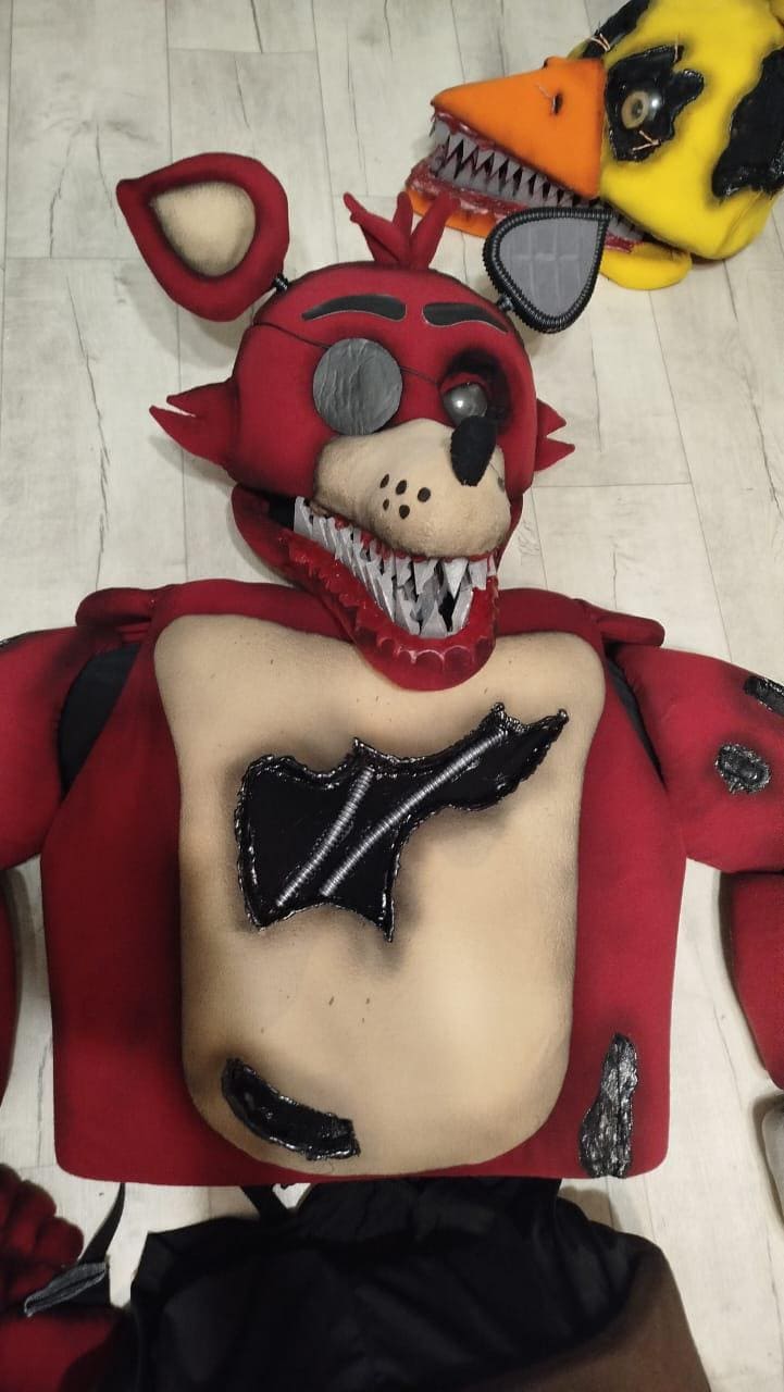 Foxy Costume Fnaf Animatronic Cosplay Full Suit Five Nights At foxy-costume-fnaf-animatronic-cosplay-full-suit-five-nights-at