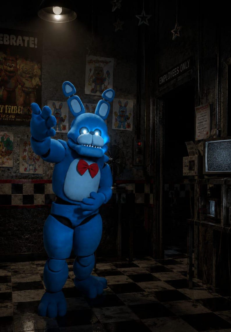 Spring Bonnie Costume — FNAF Animatronic Cosplay Suit — Scary Bunny ...