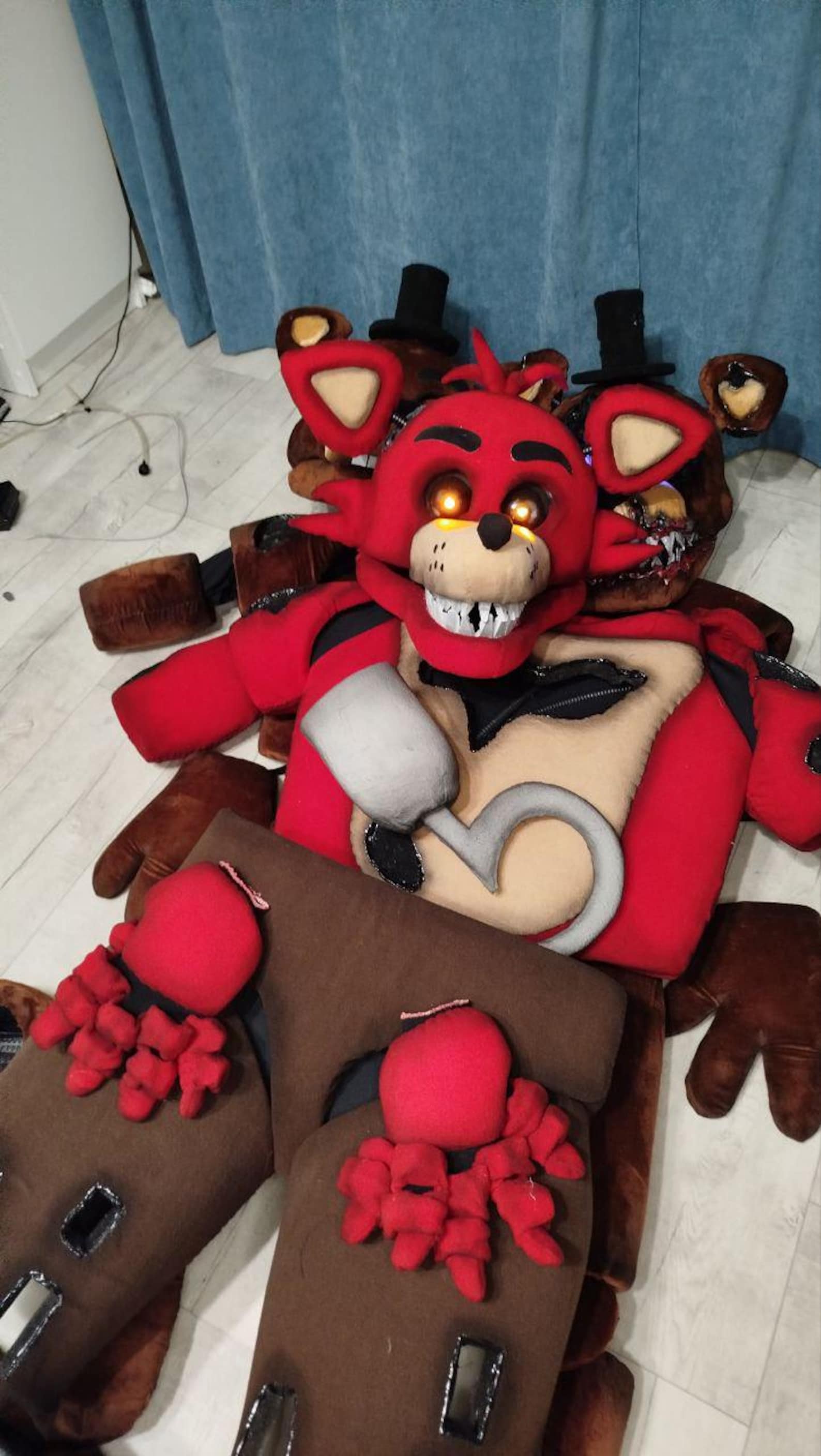 Foxy Costume Fnaf – Animatronic Cosplay Full Suit, Five Nights at ...