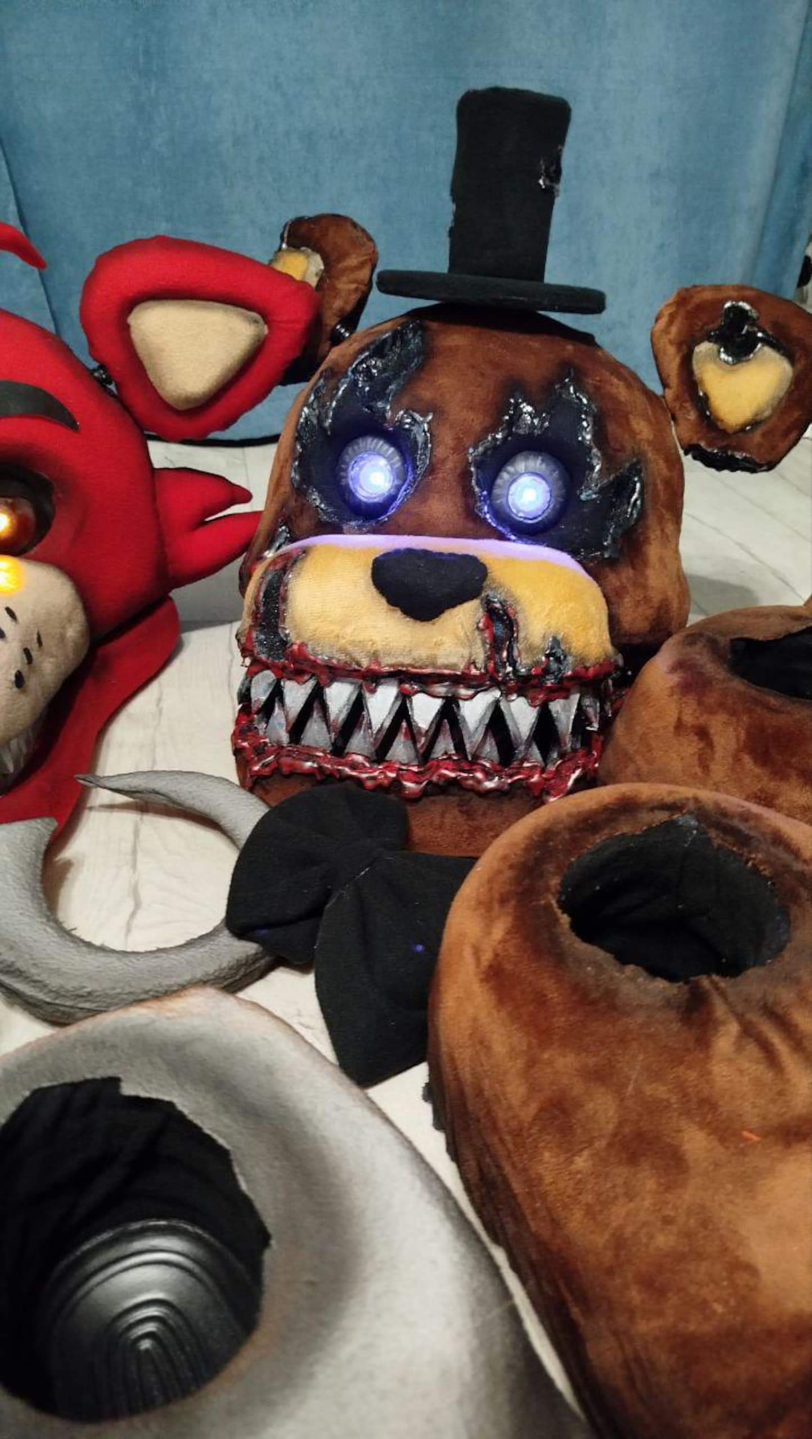 Freddy Fazbear Costume Fnaf Animatronic Suit Or Mask Only Plush freddy-fazbear-costume-fnaf-animatronic-suit-or-mask-only-plush