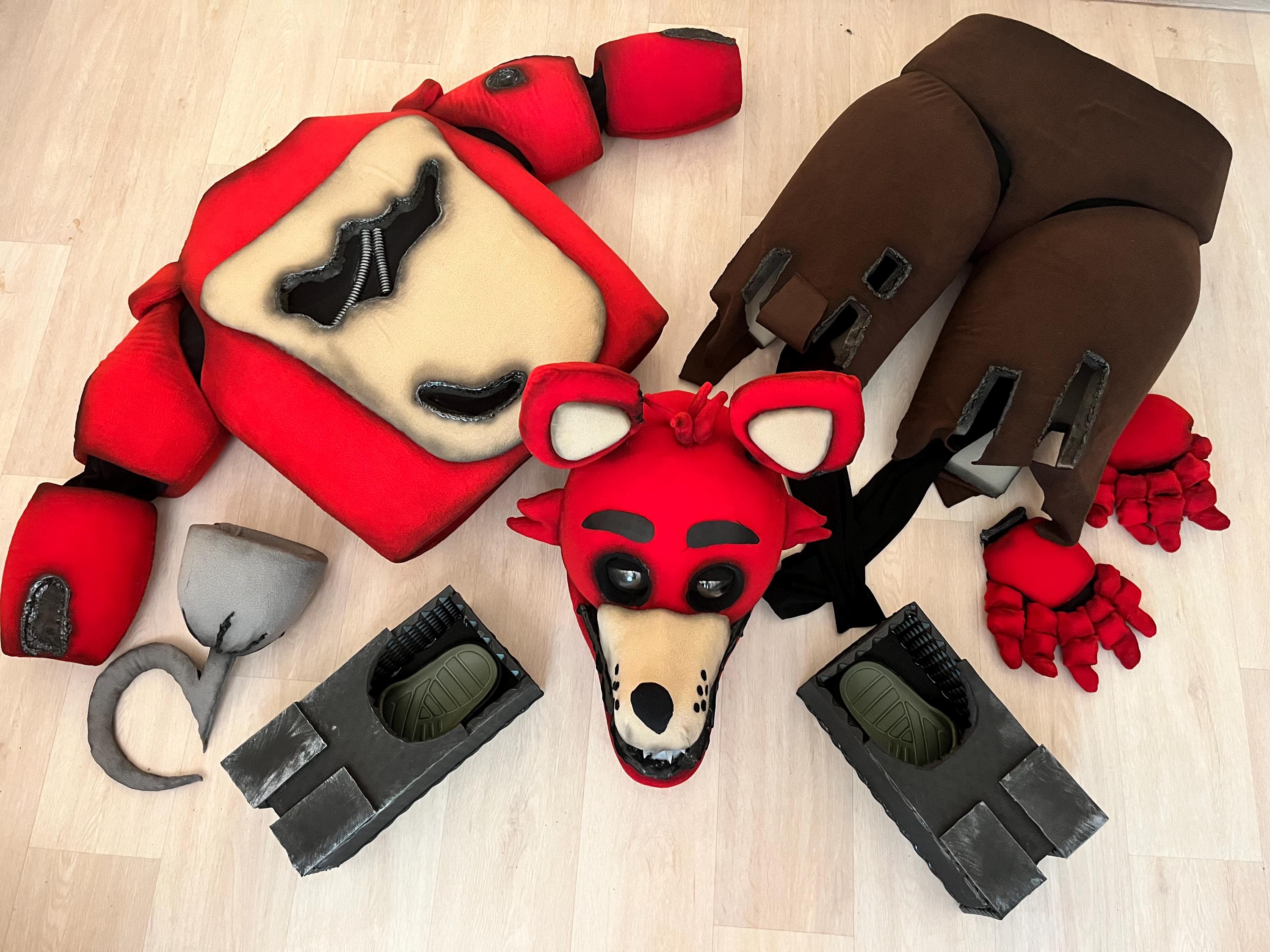 Foxy Costume Fnaf – Animatronic Cosplay Full Suit, Five Nights at
