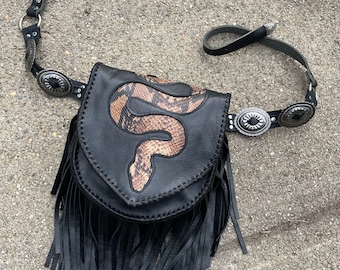 Wild Wild West Medusa Concho Belt Bag