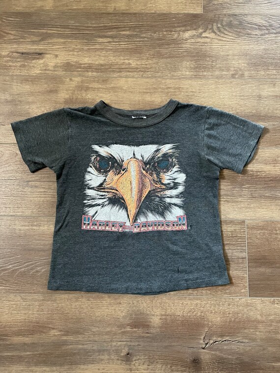 vintage harley davidson crop tee