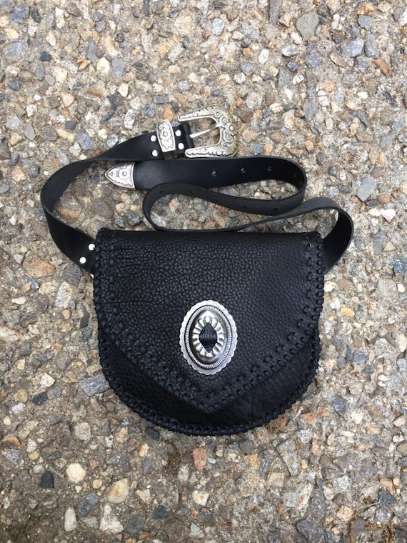 Wild West Concho Fringe Belt Bag