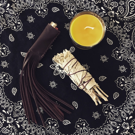 Fringe Leather Lighter Sleeve