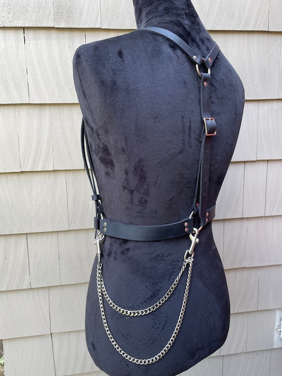 Harness/Suspender Belt with CHAINS