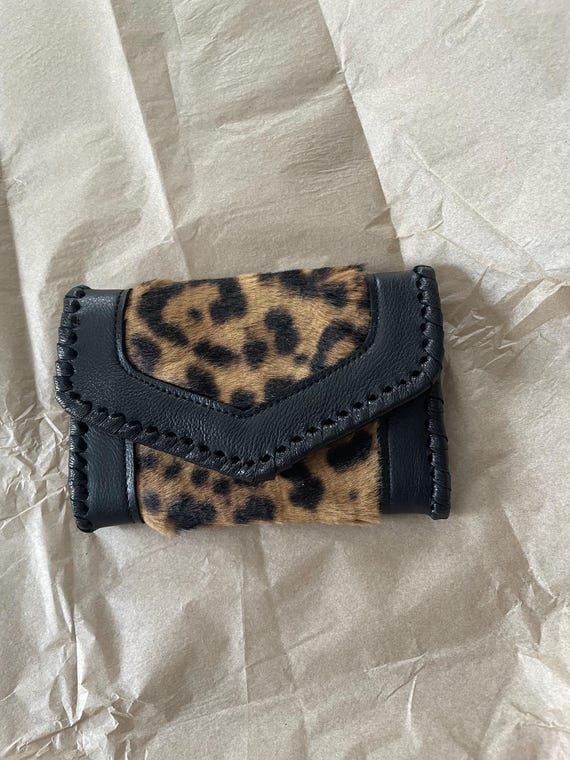 FUZZY Leopard Mini Wallet